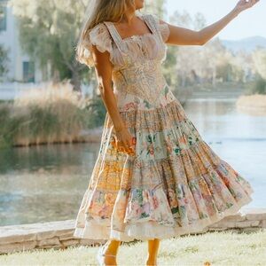 Bohemian Floral Maxi Dress